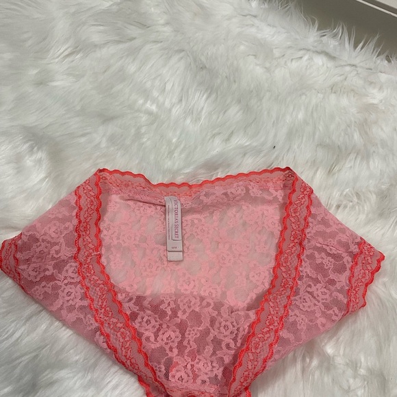 Vintage Victoria's Secret Bright Orange  Bra Set - Picture 8 of 10